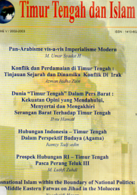Jurnal Kajian Timur Tengah dan Islam Volume V Tahun 2002-2003