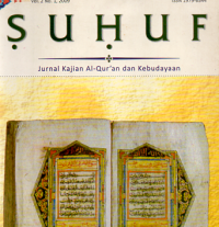 Suhuf Jurnal Kajian Al-Qur'an dan Kebudayaan Vol. 2 No. 1 2009